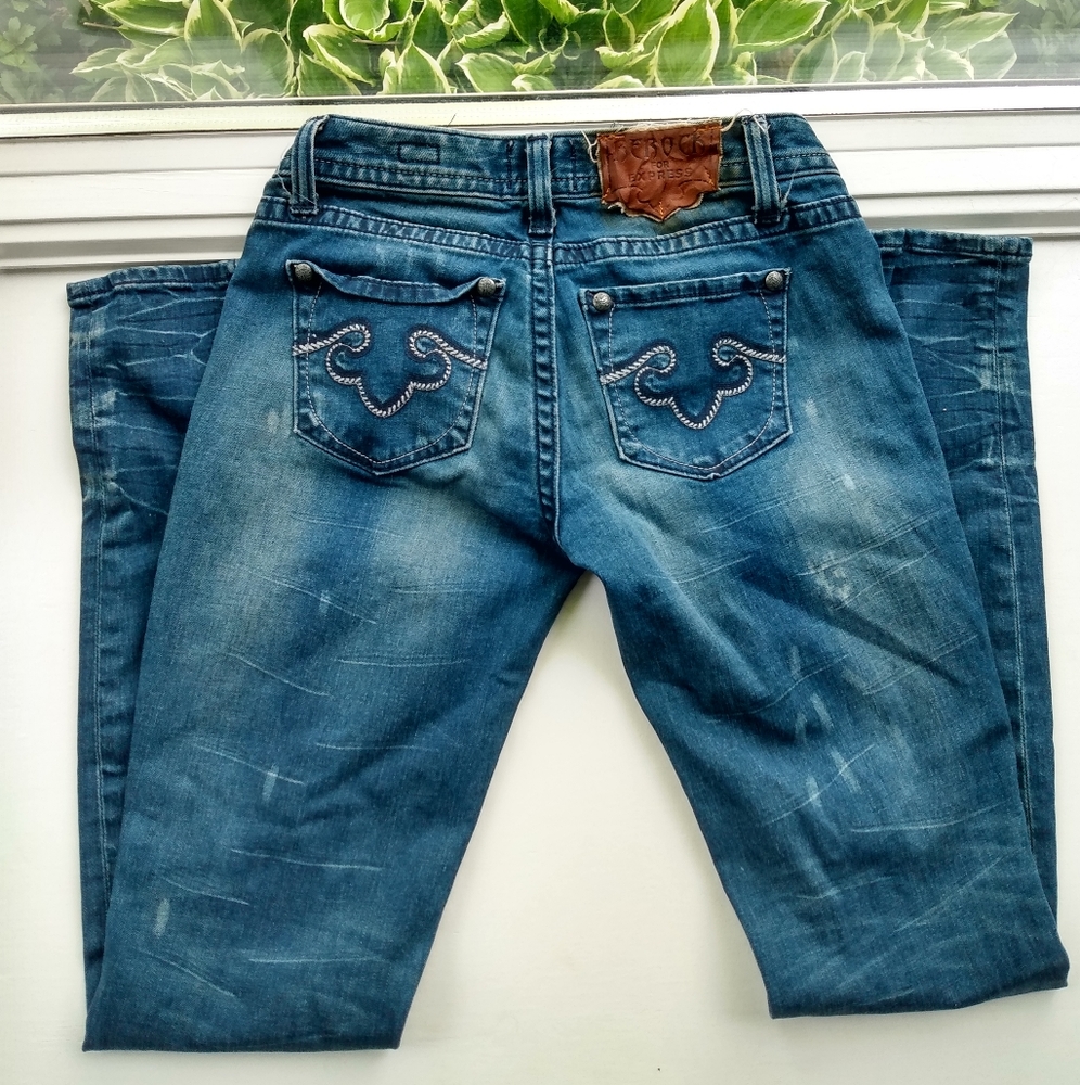 🌿Size 0 Rerock by Express Jean Leggings
